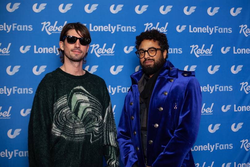 Guests on the red carpet — Lonely Fans global screening tour premiere